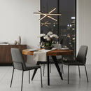 Contract furniture - Parquet Patterned Wooden Dining Table - www.oroatrade.com