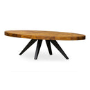 Acacia Parquet Oval Coffee Table | Novi Living Parq