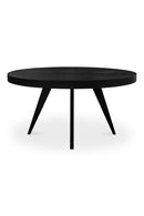 Hospitality furniture - Black Acacia Round Dining Table - www.oroatrade.com