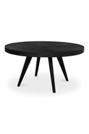 Hospitality furniture - Black Acacia Round Dining Table - www.oroatrade.com