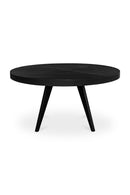 Hospitality furniture - Black Acacia Round Dining Table - www.oroatrade.com