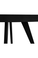 Hospitality furniture - Black Acacia Round Dining Table - www.oroatrade.com