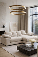 Hospitality furniture - Gray Sectional Sofa - www.oroatrade.com