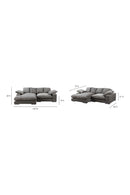 Corduroy Sectional Sofa | Novi Living Plunge | Oroa.com