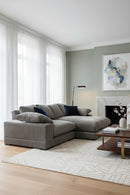 Corduroy Sectional Sofa | Novi Living Plunge | Oroa.com