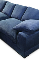 Corduroy Sectional Sofa | Novi Living Plunge | Oroa.com