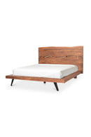 Contract furniture - Acacia Organic-Edge Headboard Bed - www.oroatrade.com