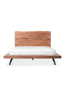 Contract furniture - Acacia Organic-Edge Headboard Bed - www.oroatrade.com