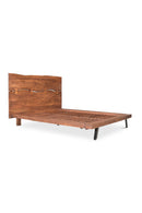 Contract furniture - Acacia Organic-Edge Headboard Bed - www.oroatrade.com