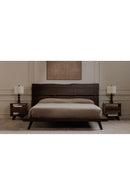 Brown Solid Acacia Bed | Novi Living Madagascar | Oroa.com