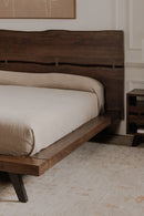 Brown Solid Acacia Bed | Novi Living Madagascar