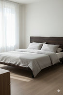 Brown Solid Acacia Bed | Novi Living Madagascar