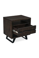 Solid Acacia 1-Drawer Nightstand | Novi Living Madagascar