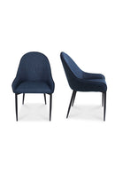 Hospitality furniture - Blue Dining Chair Set (2) - www.oroatrade.com