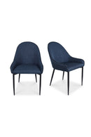Hospitality furniture - Blue Dining Chair Set (2) - www.oroatrade.com