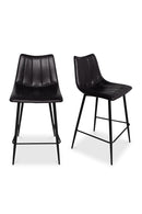 Vertical Stitched Counter Stools (2) | Novi Living Alibi