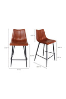 Vertical Stitched Counter Stools (2) | Novi Living Alibi