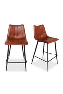 Vertical Stitched Counter Stools (2) | Novi Living Alibi