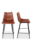 Vertical Stitched Counter Stools (2) | Novi Living Alibi