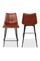 Vertical Stitched Counter Stools (2) | Novi Living Alibi