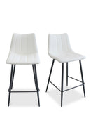 Vertical Stitched Counter Stools (2) | Novi Living Alibi