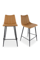 Vertical Stitched Counter Stools (2) | Novi Living Alibi