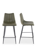 Vertical Stitched Counter Stools (2) | Novi Living Alibi