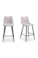 Vertical Stitched Counter Stools (2) | Novi Living Alibi | Oroa.com