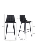 Vertical Stitched Bar Stools (2) | Novi Living Alibi | Oroa.com