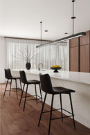 Vertical Stitched Bar Stools (2) | Novi Living Alibi