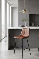 Vertical Stitched Bar Stools (2) | Novi Living Alibi