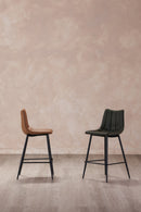 Vertical Stitched Bar Stools (2) | Novi Living Alibi