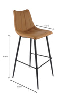 Vertical Stitched Bar Stools (2) | Novi Living Alibi