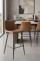 Vertical Stitched Bar Stools (2) | Novi Living Alibi | Oroa.com