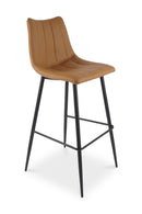 Vertical Stitched Bar Stools (2) | Novi Living Alibi