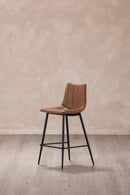 Vertical Stitched Bar Stools (2) | Novi Living Alibi