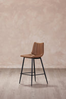 Vertical Stitched Bar Stools (2) | Novi Living Alibi | Oroa.com