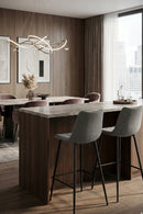Vertical Stitched Bar Stools (2) | Novi Living Alibi