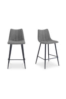 Vertical Stitched Bar Stools (2) | Novi Living Alibi
