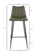 Vertical Stitched Bar Stools (2) | Novi Living Alibi | Oroa.com