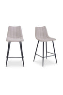 Vertical Stitched Bar Stools (2) | Novi Living Alibi