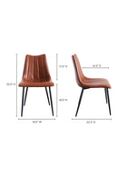 Vertical Stitched Dining Chairs (2) | Novi Living Alibi