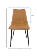 Vertical Stitched Dining Chairs (2) | Novi Living Alibi | Oroa.com