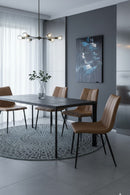 Vertical Stitched Dining Chairs (2) | Novi Living Alibi | Oroa.com