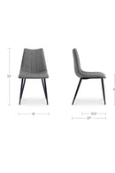 Vertical Stitched Dining Chairs (2) | Novi Living Alibi | Oroa.com
