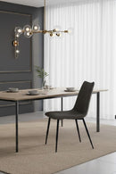 Vertical Stitched Dining Chairs (2) | Novi Living Alibi