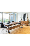 Hospitality furniture - Solid Acacia Wood Dining Table - www.oroatrade.com