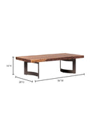 Contract furniture - Brown Acacia Coffee Table - www.oroatrade.com