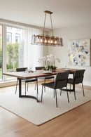 Hospitality furniture - Solid Acacia Wood Dining Table - www.oroatrade.com