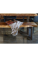 Hospitality furniture - Rustic Natural Acacia Bench - www.oroatrade.com